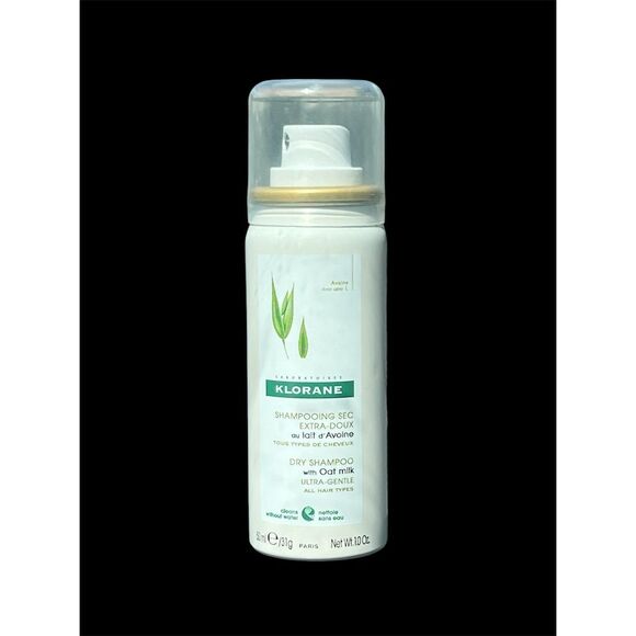 Klorane Dry Shampoo with Oat Milk 1.0 oz Travel Size Spray - Picture 2 of 3